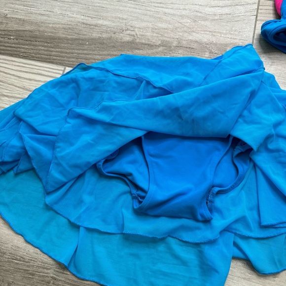 BLUEWATER DANCEWEAR 3 Piece Blue Bundle Size Child Medium - Picture 9 of 9